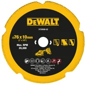 Tarcze do pił - Tarcza tnąca z nasypem diamentowym 76x10 mm Dewalt DT20590-XJ - miniaturka - grafika 1