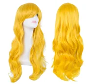 Dodatki do strojów karnawałowych - Peruka Blond Włosy Aurora Śpiąca Królewna Strój - miniaturka - grafika 1