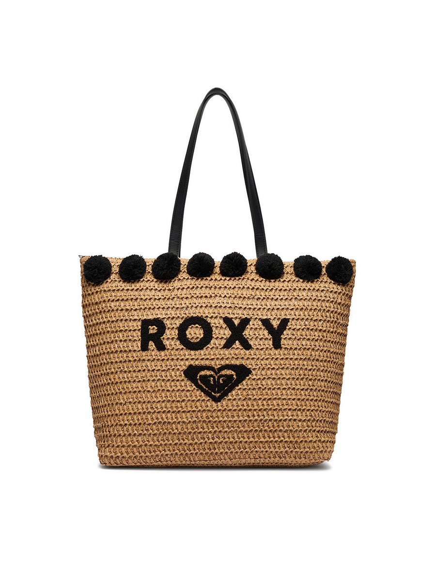 Roxy Torebka Damskie Beżowy ROXY-CWBEO-ROXY-L-003-09 Czarny