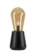 Lampy stojące - Brooke lampka stołowa 1-punktowa czarna 108416 - miniaturka - grafika 1
