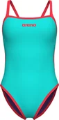 Stroje kąpielowe - Damski Strój kąpielowy WOMEN'S ARENA SOLID REV SWIMSUIT CHALLEN - miniaturka - grafika 1