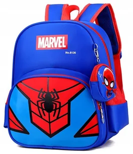 Plecak + portmonetka szkolny do przedszkola szkoły SPIDERMAN dla chłopca - Plecaki szkolne i tornistry - miniaturka - grafika 1