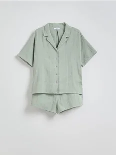 Reserved - Dwuczęściowa piżama o - miętowy - Moda i Uroda OUTLET - miniaturka - grafika 1