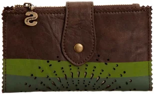 Desigual Damska portmonetka Noreen, 16 x 10 x 2,5 cm, zielony - Zielony Brasil 4040-16x10x2.5 cm (B x H x T) - Portfele - miniaturka - grafika 1