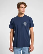 Koszulki męskie - LEE RELAXED TEE MOOD INDIGO 112364547 XXL - miniaturka - grafika 1