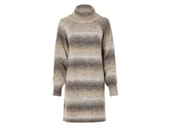 Sukienki - esmara® Sukienka damska dzianinowa (S (36-38), Beżowy/brązowy) - miniaturka - grafika 1