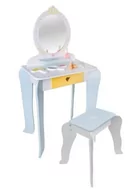 Zabawy w naśladowanie dorosłych - Drewniana Toaletka dziecięca dla dziecka krzesełko - miniaturka - grafika 1