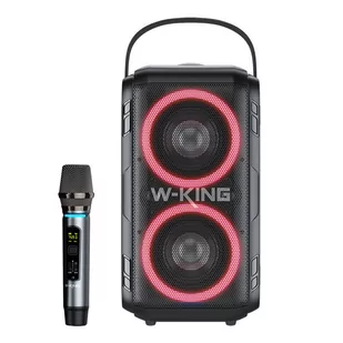 Głośnik bezprzewodowy Bluetooth W-KING T9 60W (czarny) - Głośniki i kolumny Głośnik bezprzewodowy Bluetooth W-KING T9 60W (czarny) - Głośniki i kolumny - miniaturka - grafika 1