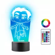 Lampy stojące - Lampka Nocna 3D LED Dzieciaki Straszaki Prezent - miniaturka - grafika 1