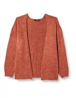 Swetry damskie - Supermom Damski kardigan Clermont Long Sleeve kurtka z dzianiny, Copper Brown-N012, XXL - miniaturka - grafika 1