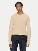 Swetry męskie - Blend Sweter 20714336 Beżowy Regular Fit - miniaturka - grafika 1