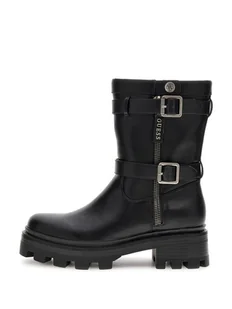 Guess Kozaki 178822 Czarny - Kozaki damskie - miniaturka - grafika 1