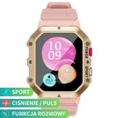 Smartwatch - Rubicon RNCF28 Różowy - miniaturka - grafika 1