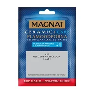 Farby wewnętrzne - MAGNAT Farba ceramiczna Care Plamoodporna TESTER a15 mleczny chalcedon 30 ml - miniaturka - grafika 1