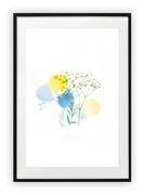 Plakaty - Plakat A3 30x42 cm Kwiaty Natura Rośliny Zieleń WZORY - miniaturka - grafika 1