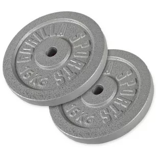 Gorilla Sports 30kg (2x15kg) Zestaw Obciążeń Żeliwnych (100135-00002-0111) - Pozostały sprzęt siłowy - miniaturka - grafika 1