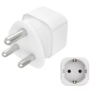 Adapter podróżny HAMA Basic 223440 (Europa - Afryka Południowa) - Kostki, złączki, wtyczki - miniaturka - grafika 1