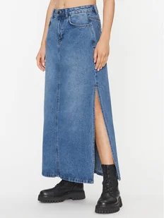 Noisy May Spódnica jeansowa Elisa 27028449 Niebieski Regular Fit - Spódnice - miniaturka - grafika 1