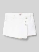 Spodnie i spodenki dla dziewczynek - Spódnico-spodnie jeansowe mini z czystej bawełny model ‘JENNY’ - miniaturka - grafika 1