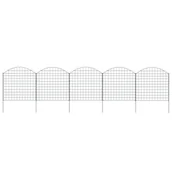 Ogrodzenia - vidaxl Ogrodzenie do stawu, łukowe, 77,5 x 78,5 cm, zielone - miniaturka - grafika 1