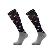 Skarpetki jeździeckie - Skarpety jeździeckie z mikrofibry light grey SPJM Comodo - miniaturka - grafika 1