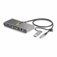 Stacje dokujące i replikatory portów - StarTech 5G2A1SGBB-USB-C-HUB stacja dokująca Przewodowa USB 3.2 Gen 1 (3.1 Gen 1) Type-C Szary - miniaturka - grafika 1