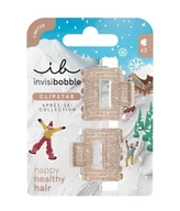 Ozdoby do włosów - Invisibobble CLIPSTAR S Apres Ski Shimmer 2Pc Klamry do włosów 1 szt. - miniaturka - grafika 1