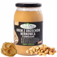 Słodkie kremy i masła - Krem z orzechów nerkowca crunchy 900g EooVita 100% naturalny bez dodatków - miniaturka - grafika 1