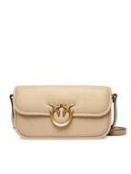 Torebki damskie - PINKO Torebka Love Box Baguette Al 25-26 PLTT 105083 A26L Beżowy - miniaturka - grafika 1