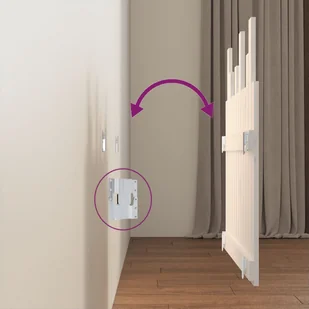 Wezgłowie łóżka, białe, 82,5x3x80 cm, lite drewno sosnowe Lumarko - Inne meble do sypialni - miniaturka - grafika 7