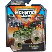 Samochody i pojazdy dla dzieci - MONSTER JAM TRUCK AUTO TERENOWE SPIN MASTER SERIA 34 SOLDIER FORTUNE 1:64 - miniaturka - grafika 1