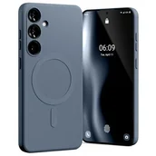 Etui i futerały do telefonów - Etui MERCURY Semi-Silicone MagSafe do Samsung Galaxy S24 FE Granatowy - miniaturka - grafika 1