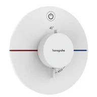 Baterie podtynkowe - HANSGROHE 15553700 ShowerSelect Comfort S Bateria termostatyczna, podtynkowa do 1 odbiornika Biały Matowy - miniaturka - grafika 1