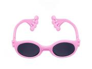 Okulary przeciwsłoneczne - Animal Sunglasses Animal Sunglasses - Okulary Przeciwsłoneczne dla Dzieci, Różowe, 6m+ - miniaturka - grafika 1