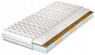 Materac piankowo-kokosowy z pokrowcem 90x200 F8-T35 - Materace Materac piankowo-kokosowy z pokrowcem 90x200 F8-T35 - Materace - miniaturka - grafika 1