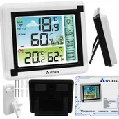 Stacje pogodowe - Stacja Pogodowa Bezprzewodowa Stacja Pogody Higrometr Zegar Temperatura - miniaturka - grafika 1