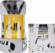 Koce - Koc CATTOS SZARY 130X170 CM - miniaturka - grafika 1