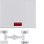 Klawisze i ramki - Hager polo K.5 Klawisz z 5 dołączonymi soczewkami 14157003 14157003 - miniaturka - grafika 1