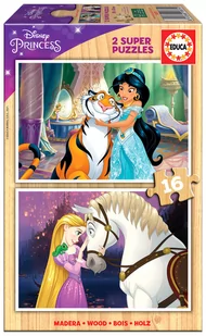 G3 Puzzle 2x16 Aladyn/Zaplątani drewniane) Nowa - Puzzle - miniaturka - grafika 1