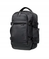 Plecaki - Czarny plecak PUCCINI 3w1 do samolotu Ryanair WizzAir ochrona RFID EasyPack - miniaturka - grafika 1