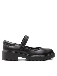Geox Półbuty J Casey G. P J6420P 00085 C9999 M Czarny - Buty dla dziewczynek - miniaturka - grafika 1
