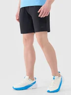Spodenki męskie - 4F Szorty sportowe w kolorze czarnym - miniaturka - grafika 1