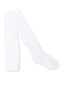 Rajstopy - YoClub, Rajstopy dziecięce, bawełniane, białe, 104/110 - miniaturka - grafika 1