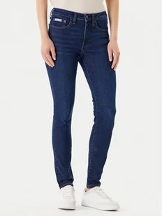 Calvin Klein Jeans Jeansy LV047B772G Granatowy Skinny Fit - Spodnie damskie - miniaturka - grafika 1