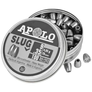 Śrut Apolo Slug 75 9 mm, 100 szt. 4.85g/75.0gr (19307) - Amunicja do wiatrówek - miniaturka - grafika 2