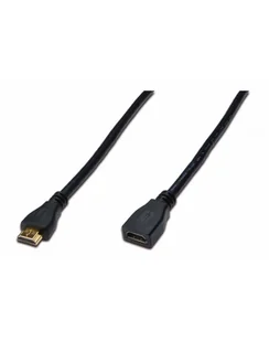 Digitus Kabel przedłużający HDMI dużej szybkości, typ A/M - A/F 3,0m - Kable - miniaturka - grafika 2