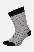 Skarpetki męskie - Skarpety Szare we Wzór - miniaturka - grafika 1