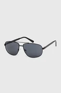 Okulary przeciwsłoneczne - Guess okulary przeciwsłoneczne męskie kolor czarny GF0244 01A - miniaturka - grafika 1