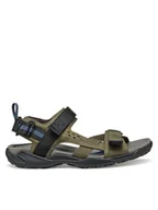 Sandały męskie - Geox Sandały U Terreno + Grip U4550B 011EK C3009 Khaki - miniaturka - grafika 1
