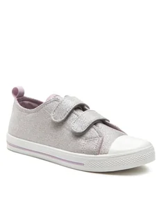 Nelli Blu Trampki DIM33230 Srebrny - Buty dla dziewczynek - miniaturka - grafika 1